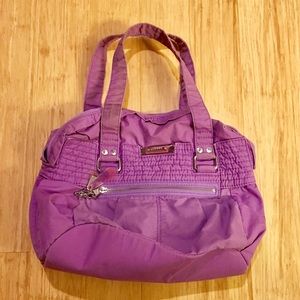 Diesel Purple Vegan Purse with Tropical Lining