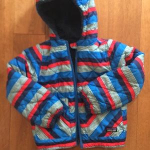 Patagonia reversible tribbles jacket 4t