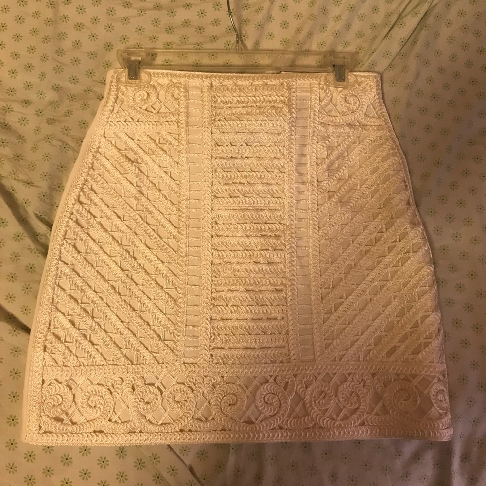 White H&M skirt