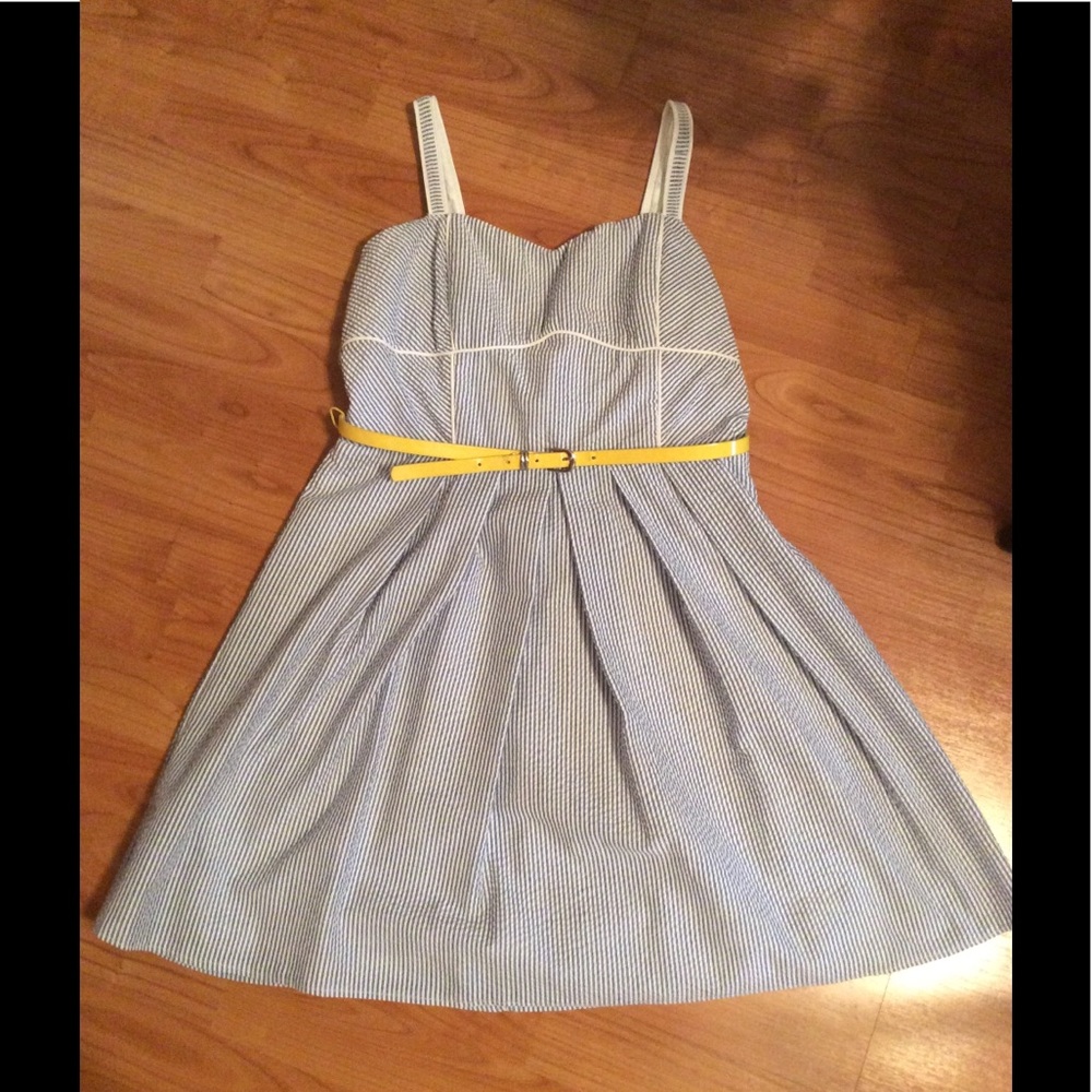 BCX seersucker dress
