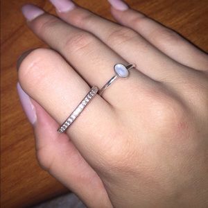 Pandora Rose Gold Hearts Ring