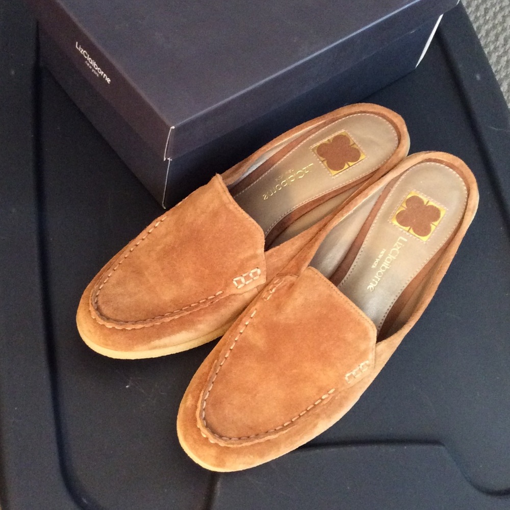 Liz Claiborne Wedge Mules