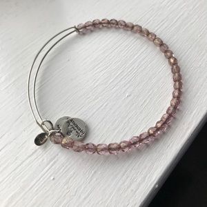 Alex and ani purple/pink color beaded
