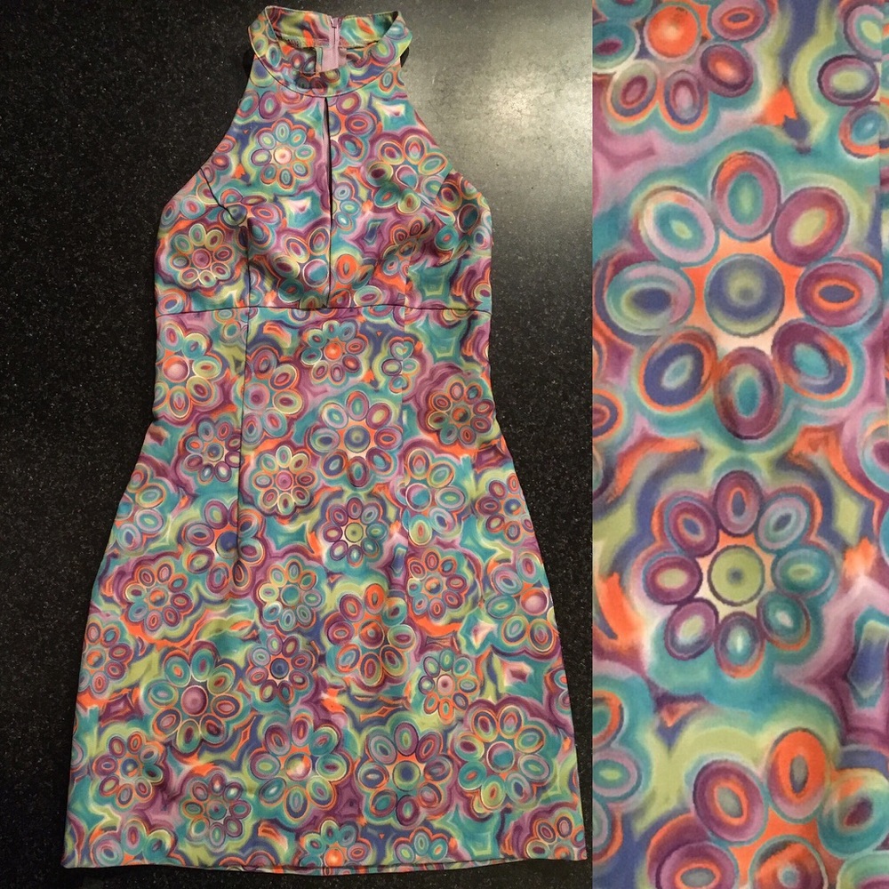 XOXO Funky Pattern Dress