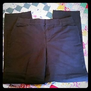 Gloria Vanderbilt Gray/Black Size 14 Pant