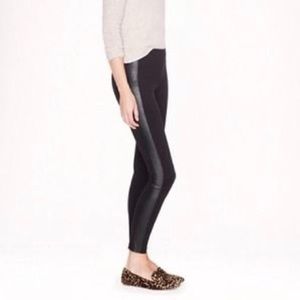 J. Crew Leather Stripe GIGI Ankle Pants
