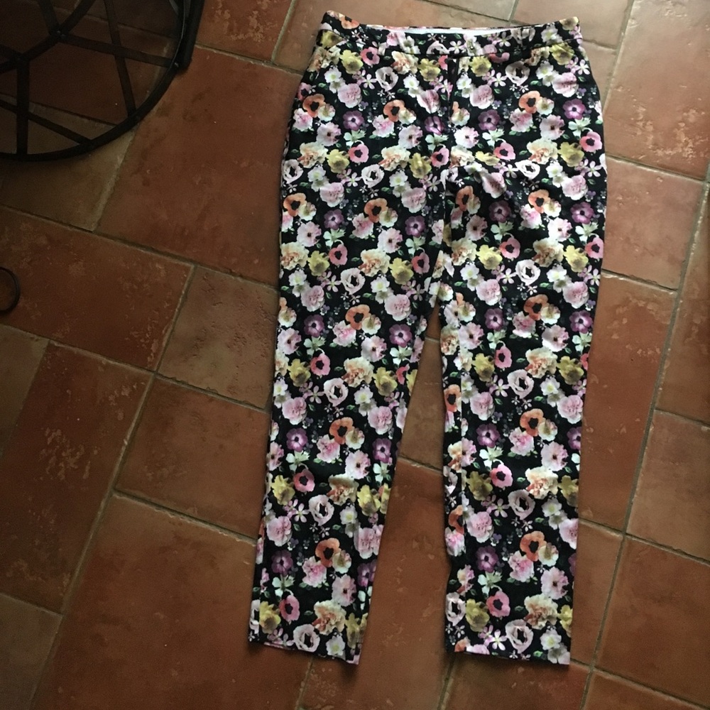 Flower design pants