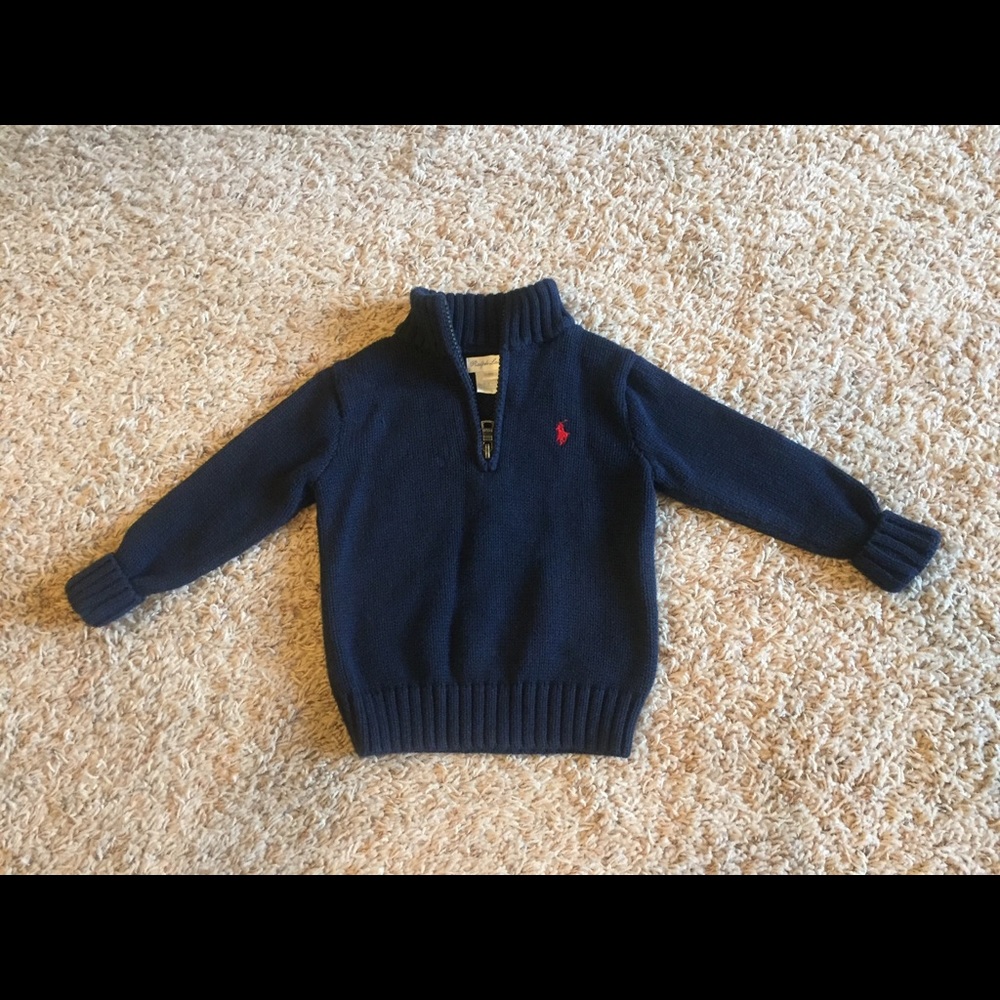 Ralph Lauren Boys Half-Zip Sweater 🌟18 Momths🌟