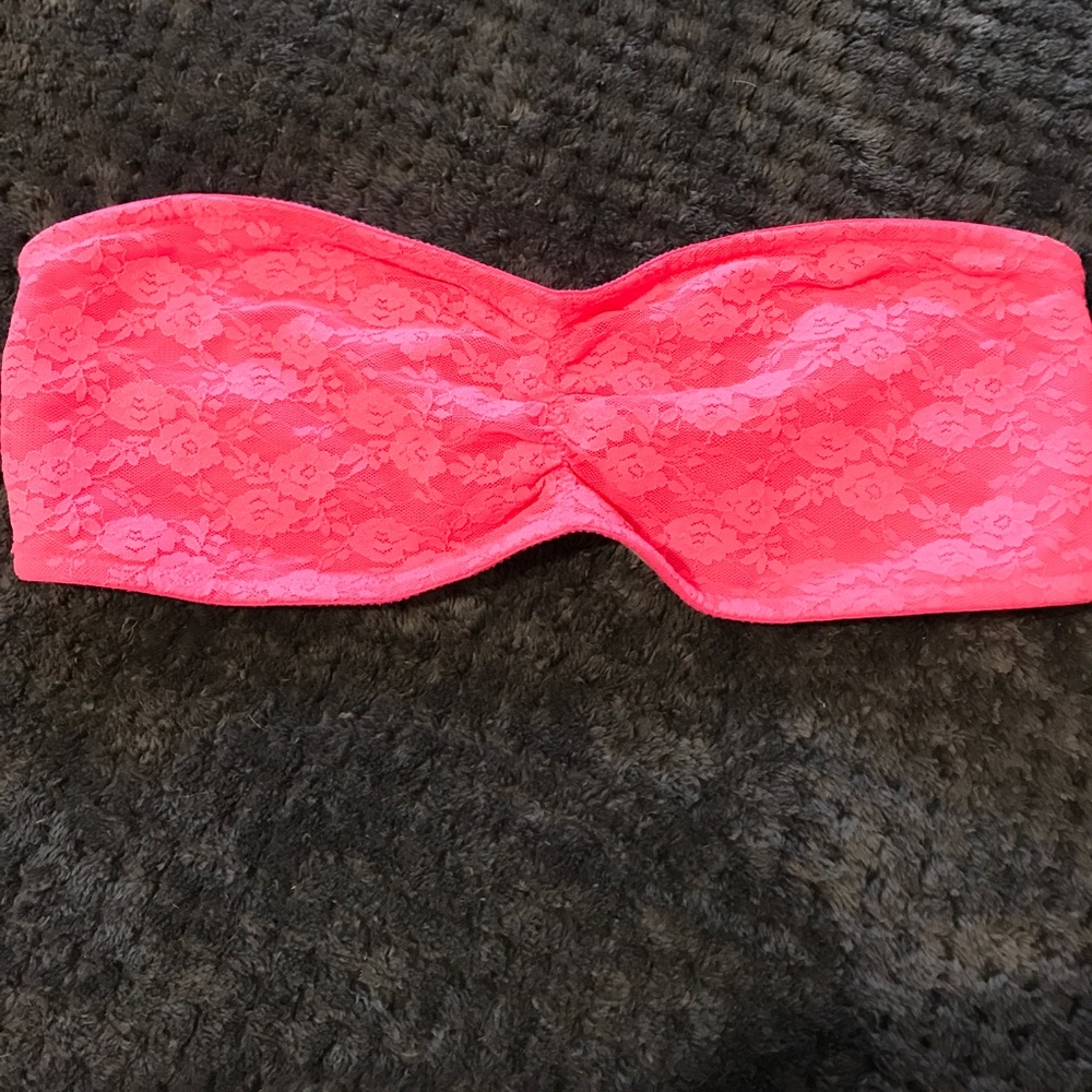 PINK VS lace bandeau Medium