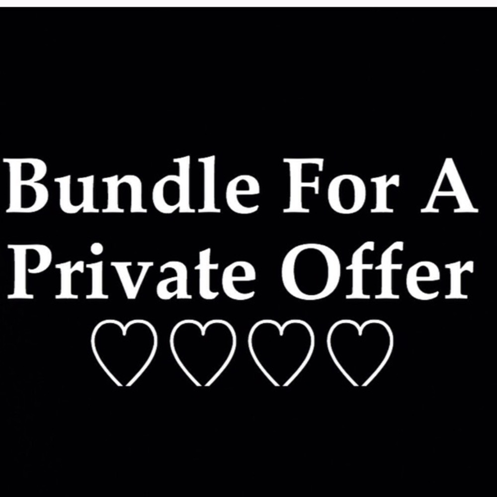 Bundle and I'll send you a discouted offer