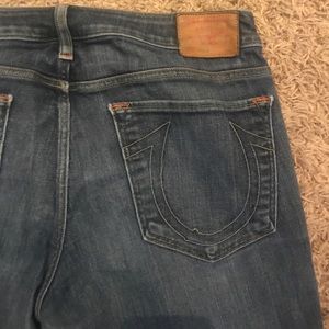 True Religion Stella Faded and Worn Denimn