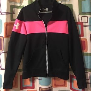 Under Armour women's black track jacket M
