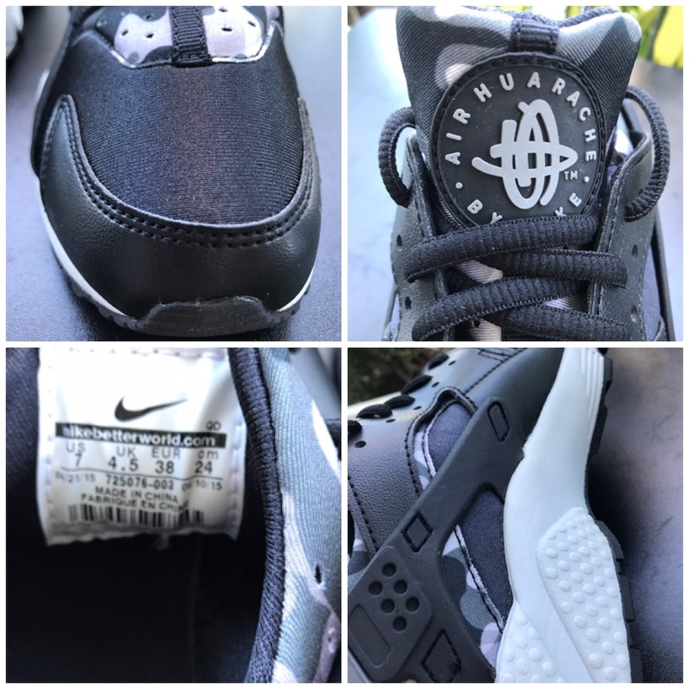 NWT Nike Huarache Run Print Cool Grey WMNS - Picture 8 of 8