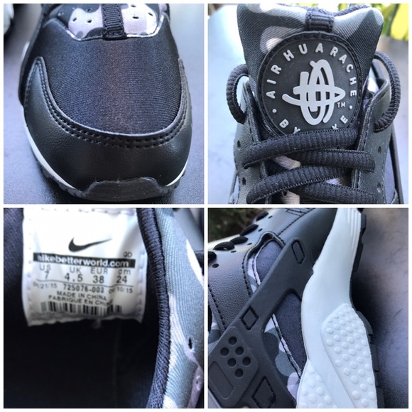 NWT Nike Huarache Run Print Cool Grey WMNS - Picture 8 of 8