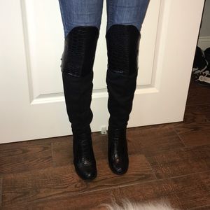 Black Over the Knee Boots