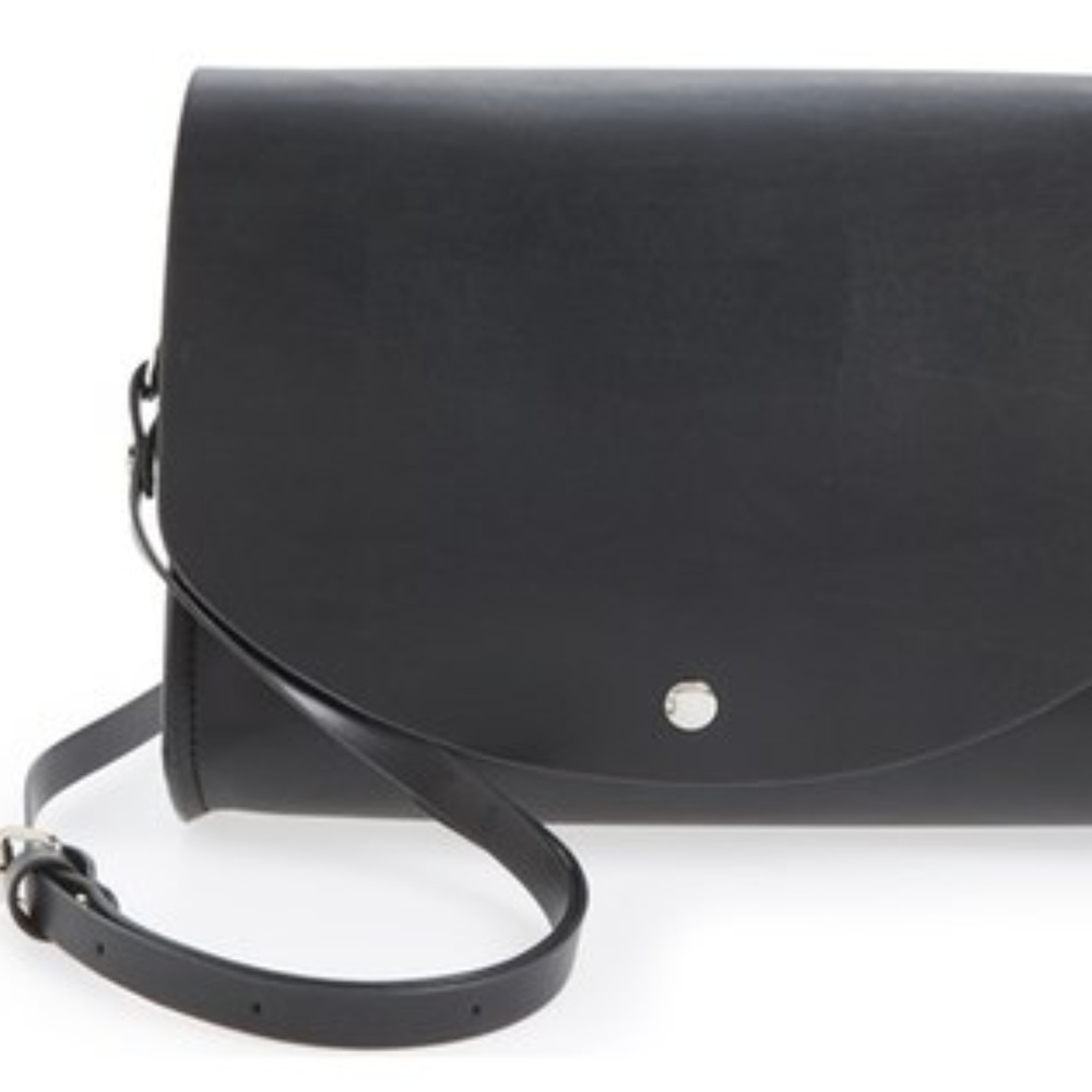 Cesca Faux Leather Crossbody Bag