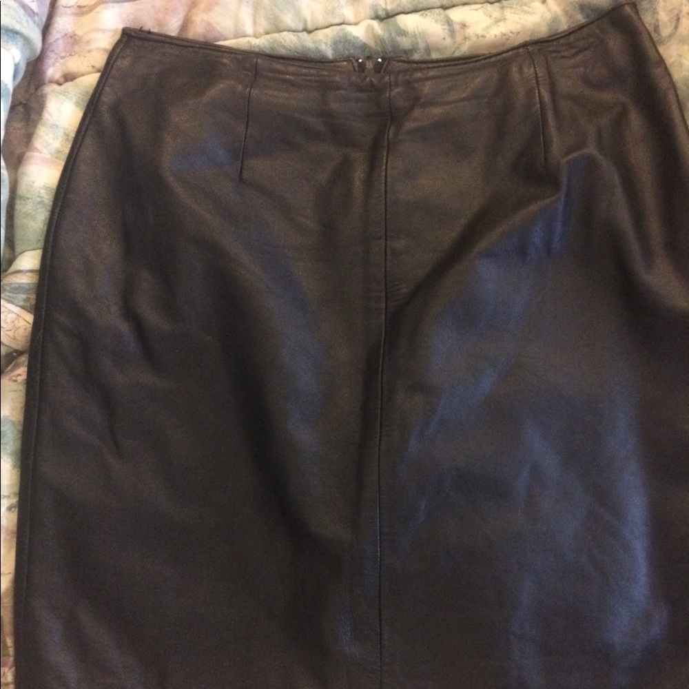 Leather Skirt