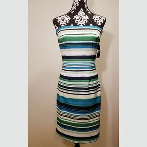 Striped Strapless dress - NEW!