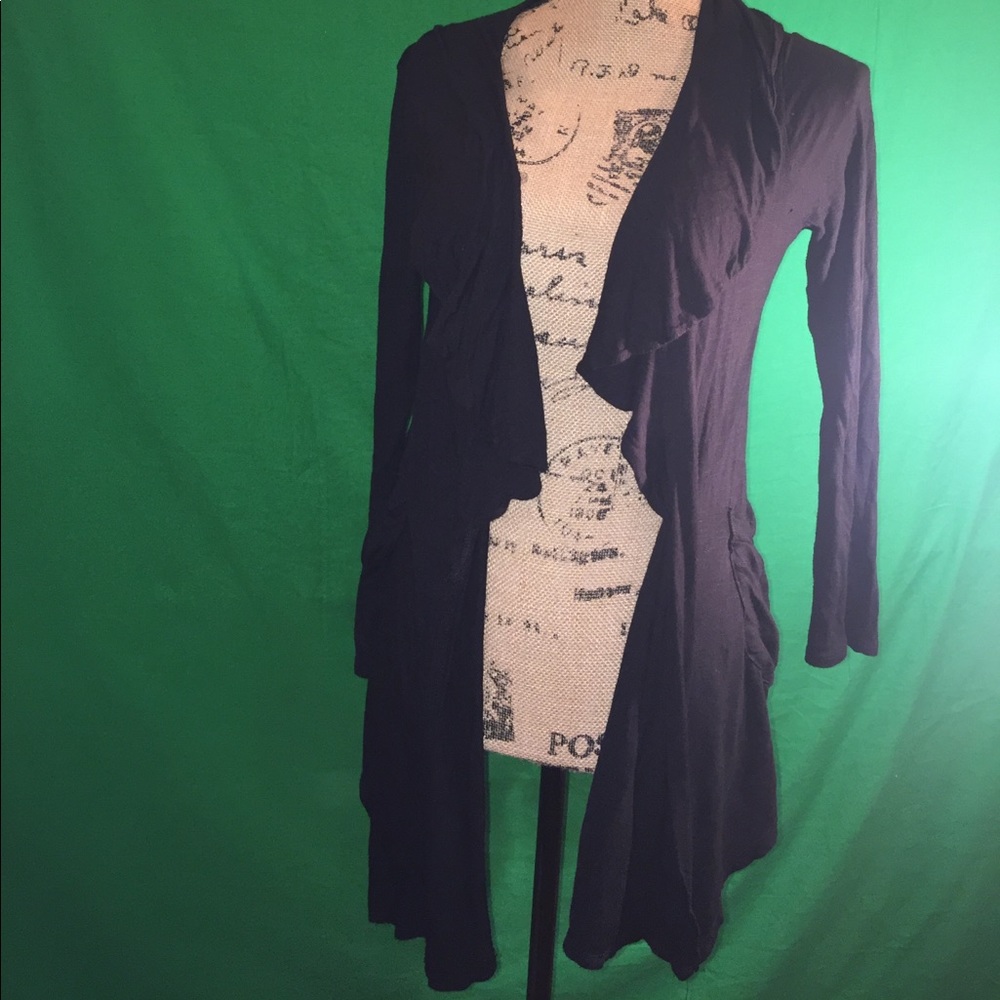 Black midi length sweater size L