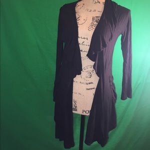 Black midi length sweater size L