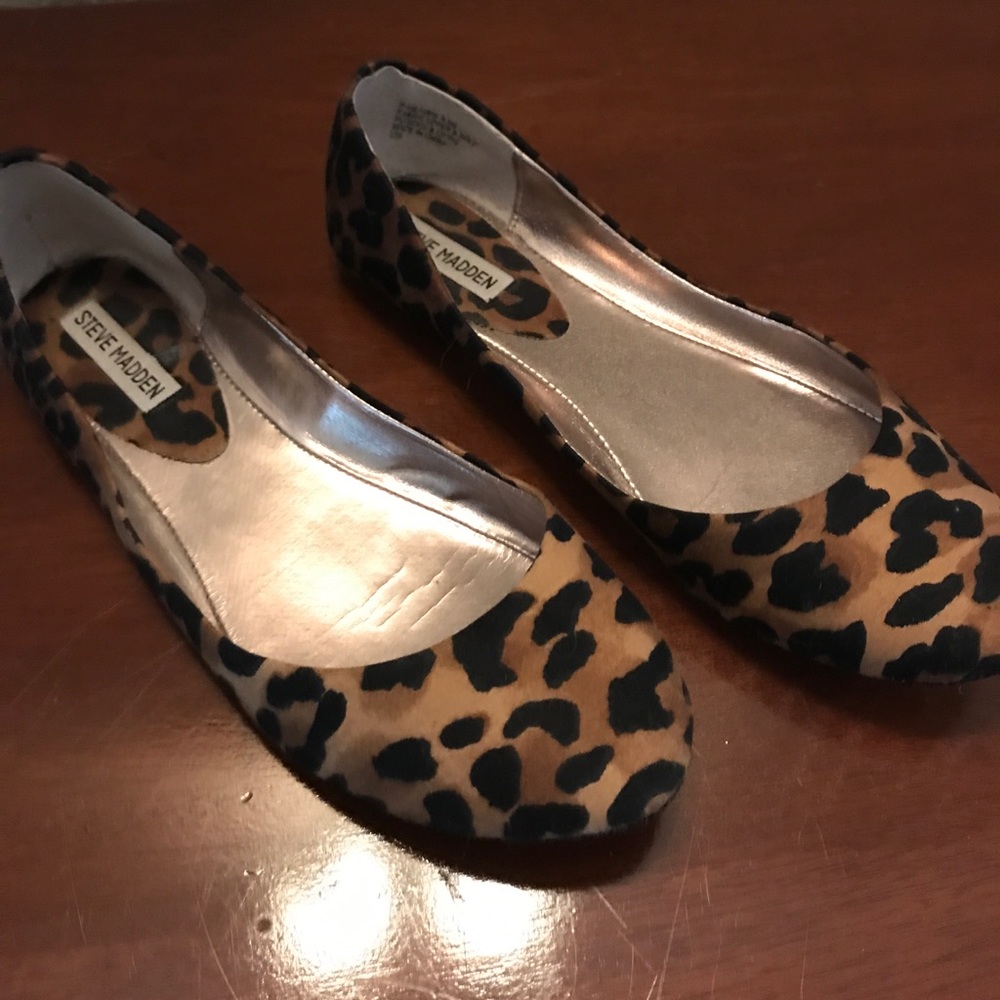 Steve Madden Leopard Print Flats.