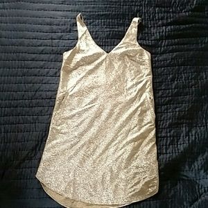 Lilly Pulitzer Baily Lamé V-Neck Dress