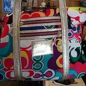 Coach poppy handbag tote
