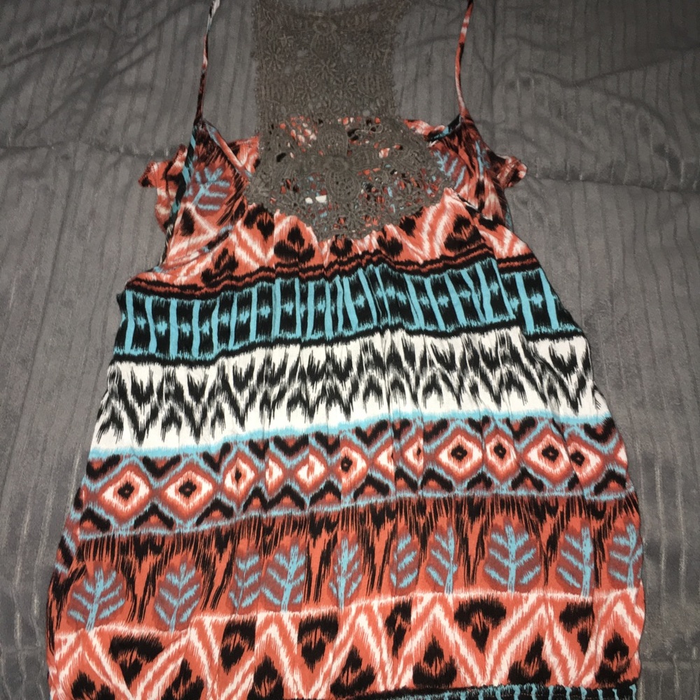 Aztec Pattern Tanktop - Picture 2 of 3