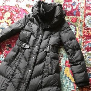 DKNY Long Down Coat