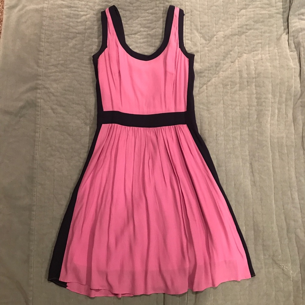 LP A-line color block dress
