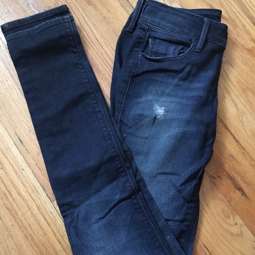 Black Orchid dark wash skinny jeans