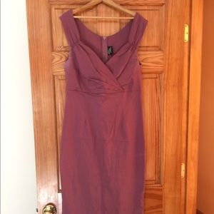 Mauve cocktail dress