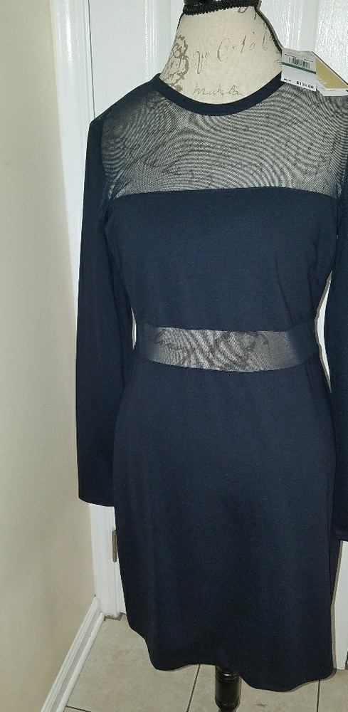 NWT Michael kors dress (L)Navy/black