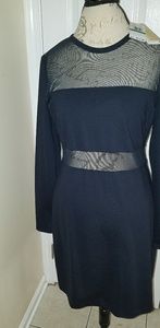 NWT Michael kors dress (L)Navy/black