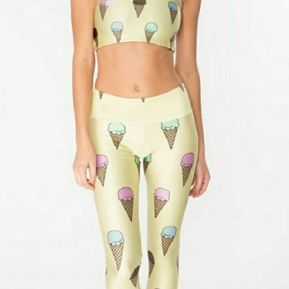Goldsheep single scoop ice cream leggings XS