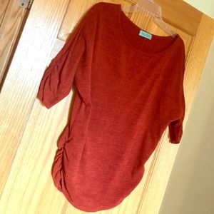 Rust colored Filly Flair sweater