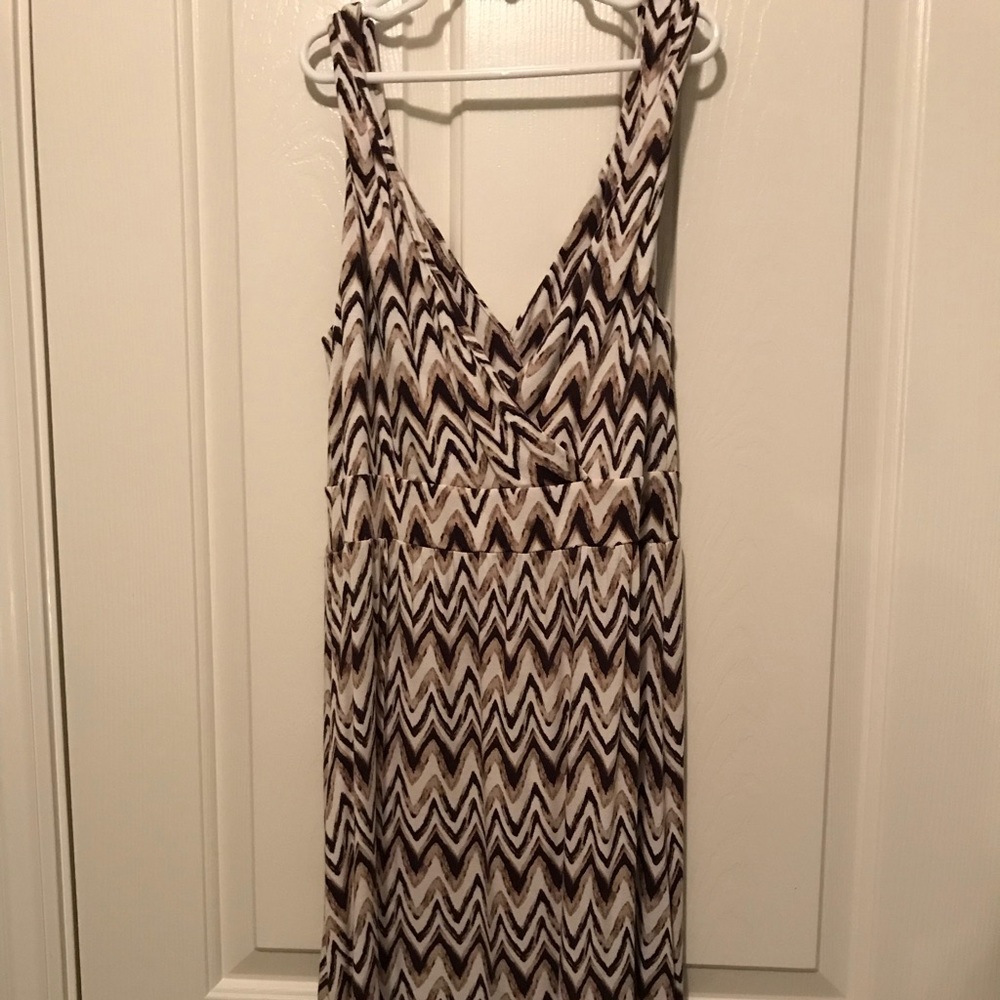 Soma sun dress with Zigzag pattern