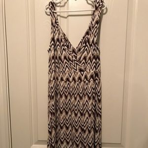 Soma sun dress with Zigzag pattern