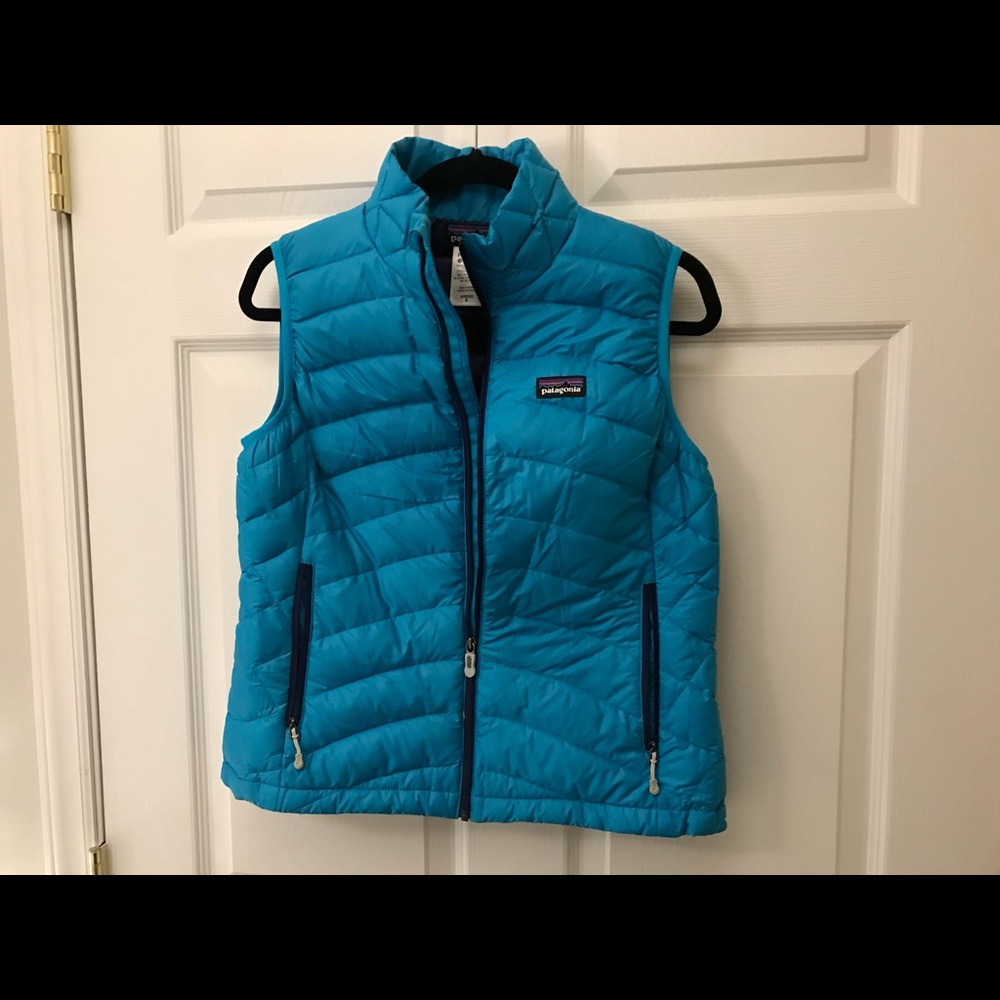 Reduced! Blue Patagonia Puffer Vest - Like New!