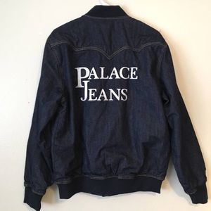 Palace Denim Bomber Indigo Rinse