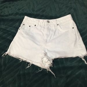 Topshop MOTO Mom Denim Shorts