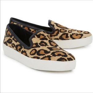 Sam Edelman 8.5. Leopard sneaker/slide.