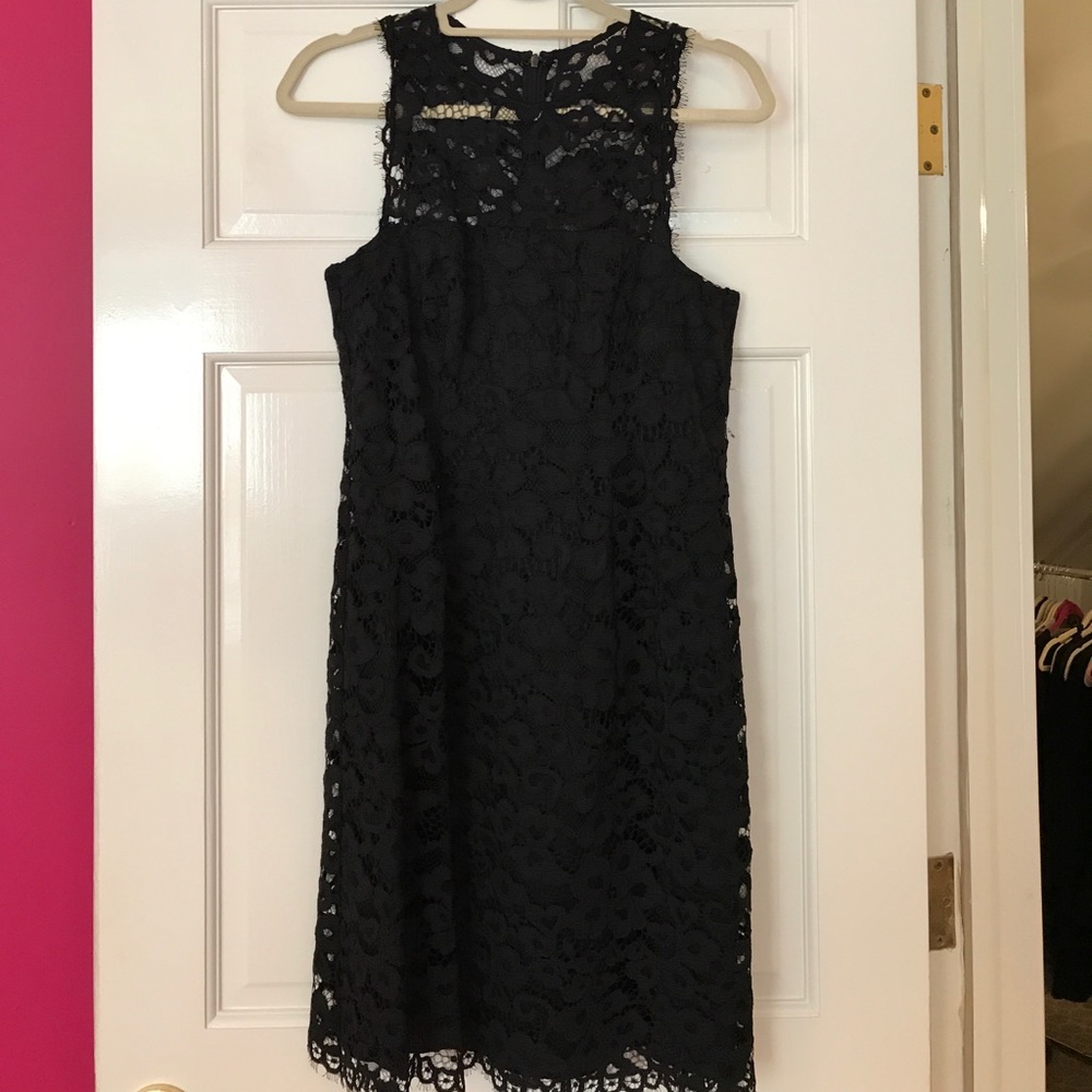 Shoshanna Black Lace Dress