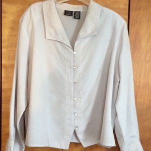 Beautiful light grey top