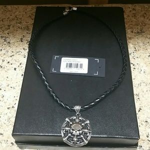 Harley Davidson 18" rope design with skull charm
