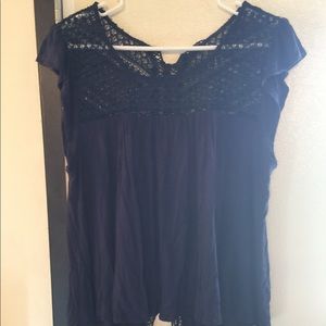 Cute Lace up Shirt