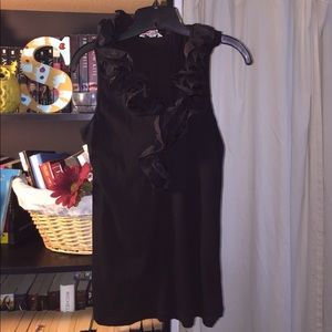 Cabi size small ruffle tank top