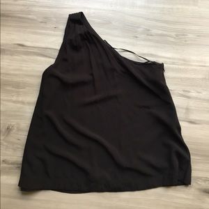 NWOT Loft size S black, one shoulder tank