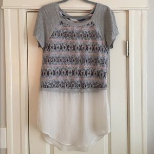Anthropologie tunic top