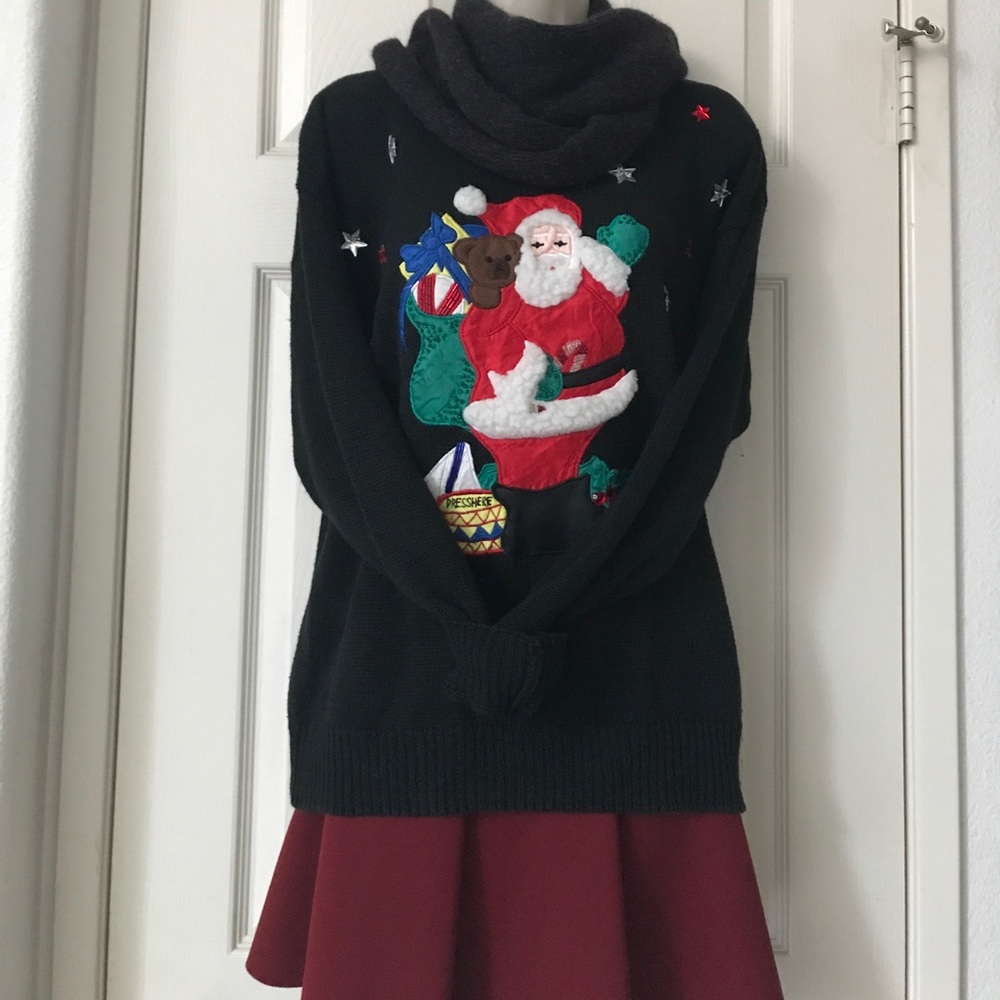 Work in Progress By Gladys Bagley Santa Sweater